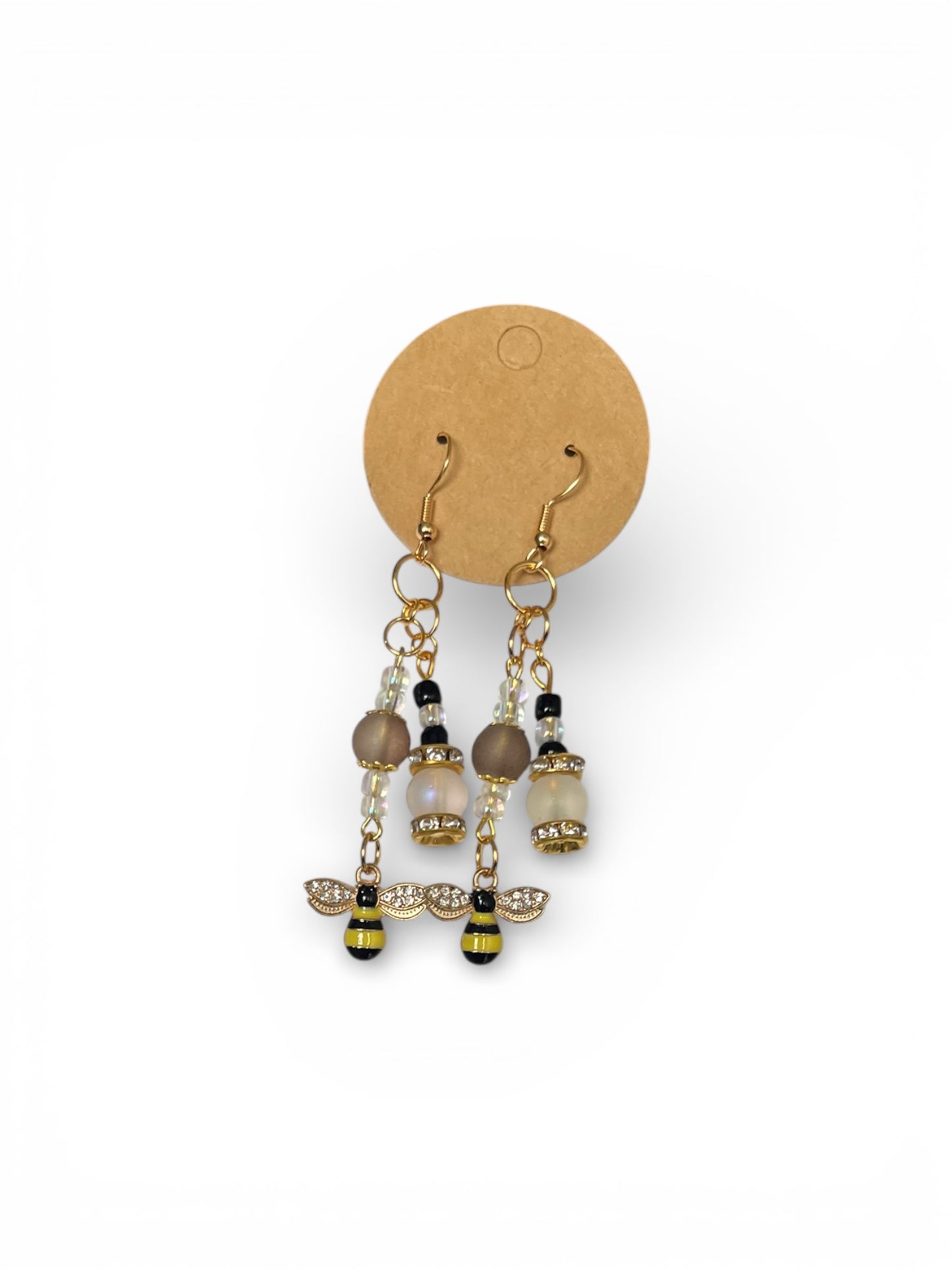 Bees and Bling Earrings