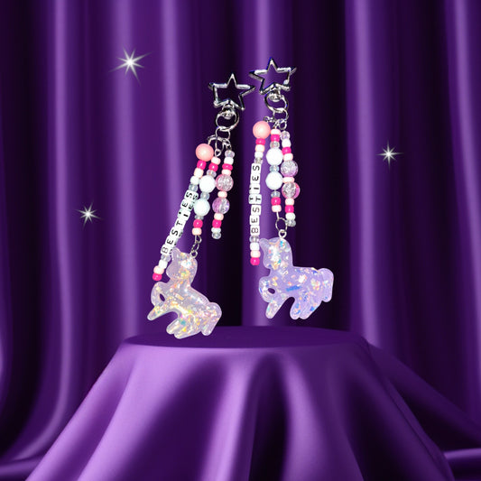 Besties Unicorn Keychains