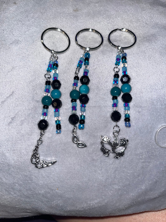 3 piece Masquerade Besties Keychains